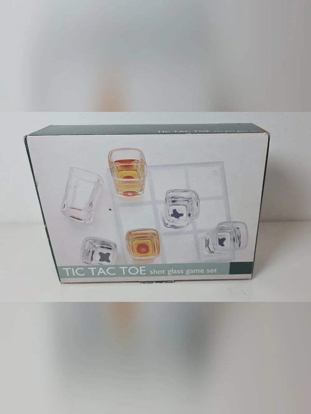 Tic Tac Toe Shot Glass Game Set